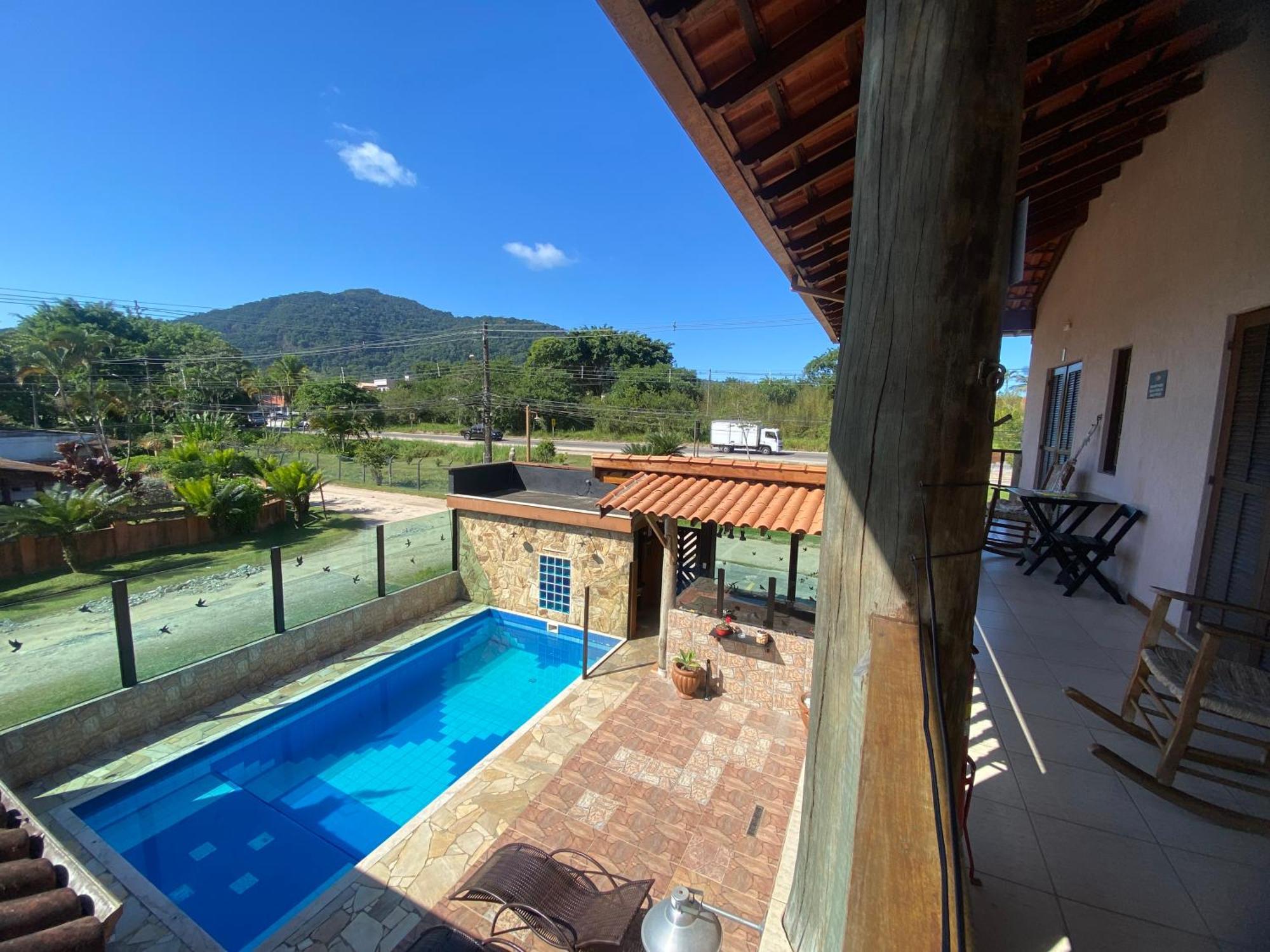 Pousada Chales Madu Ubatuba Bagian luar foto